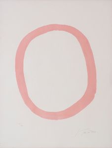 LUCIO FONTANA - Nudo Rosa