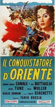 Angelo Cesselon : Il conquistatore d'Oriente  - Asta Bozzetti Cinematografici - Associazione Nazionale - Case d'Asta italiane