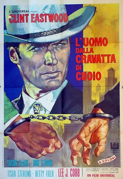 Studio Favalli : L'uomo dalla cravatta di cuoio  - Asta Bozzetti Cinematografici - Associazione Nazionale - Case d'Asta italiane