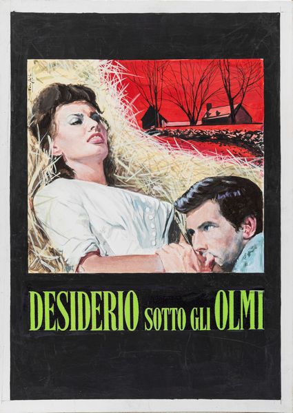 Enzo Nistri : Desiderio sotto gli olmi  - Asta Bozzetti Cinematografici - Associazione Nazionale - Case d'Asta italiane