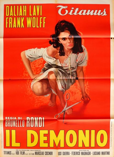 A.N.I. (autore non identificato) : Il demonio  - Asta Bozzetti Cinematografici - Associazione Nazionale - Case d'Asta italiane