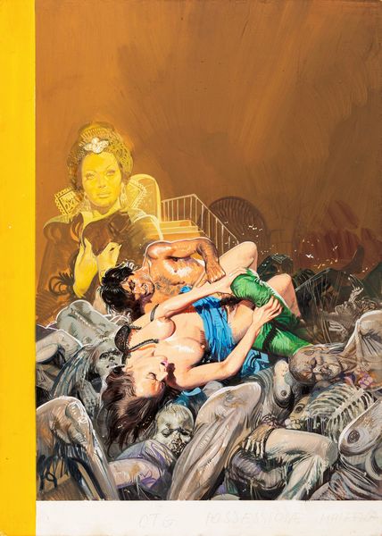 Pino Dangelico : Oltretomba - Possessione malefica  - Asta Fumetti: I Maestri dell'Erotismo - Associazione Nazionale - Case d'Asta italiane