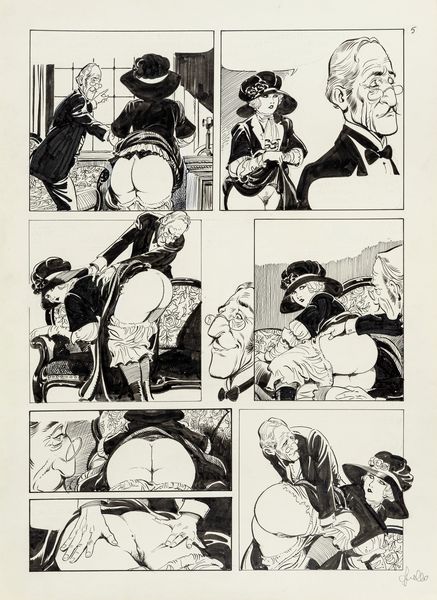 Leone Frollo : La storia di Rose  - Asta Fumetti: I Maestri dell'Erotismo - Associazione Nazionale - Case d'Asta italiane