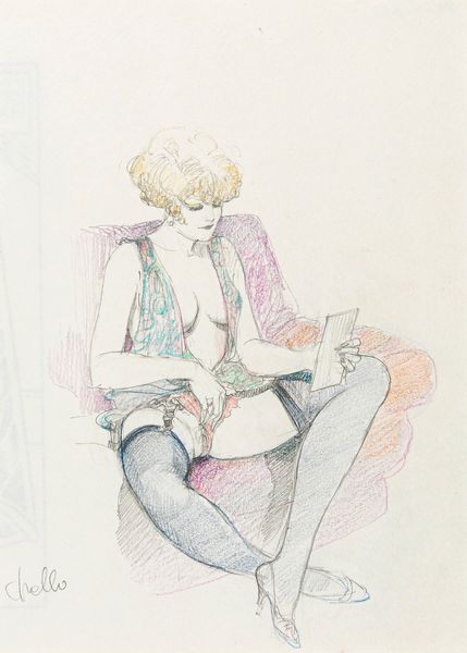 Leone Frollo : Mona Street  - Asta Fumetti: I Maestri dell'Erotismo - Associazione Nazionale - Case d'Asta italiane