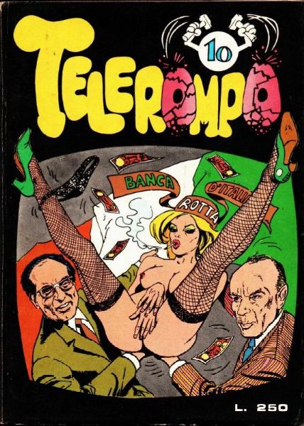 Milo Manara : Telerompo - Banca rotta d'Italia  - Asta Fumetti: I Maestri dell'Erotismo - Associazione Nazionale - Case d'Asta italiane