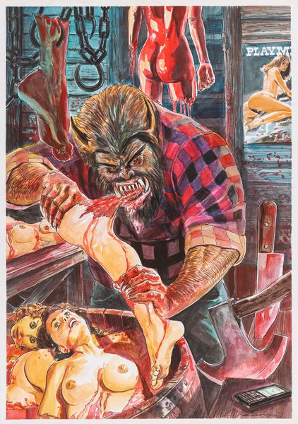 Luca Vannini : Werewolf  - Asta Fumetti: I Maestri dell'Erotismo - Associazione Nazionale - Case d'Asta italiane