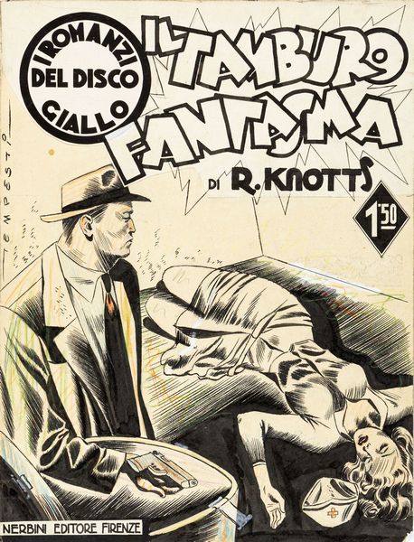 Mario Tempesti : Il tamburo fantasma  - Asta Fumetti: I Maestri dell'Erotismo - Associazione Nazionale - Case d'Asta italiane