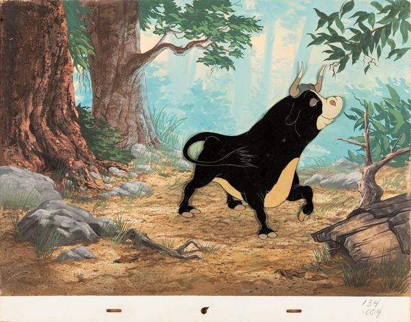 Studio Disney : Il toro Ferdinando (Ferdinand the Bull)  - Asta Fumetti: I Maestri dell'Erotismo - Associazione Nazionale - Case d'Asta italiane