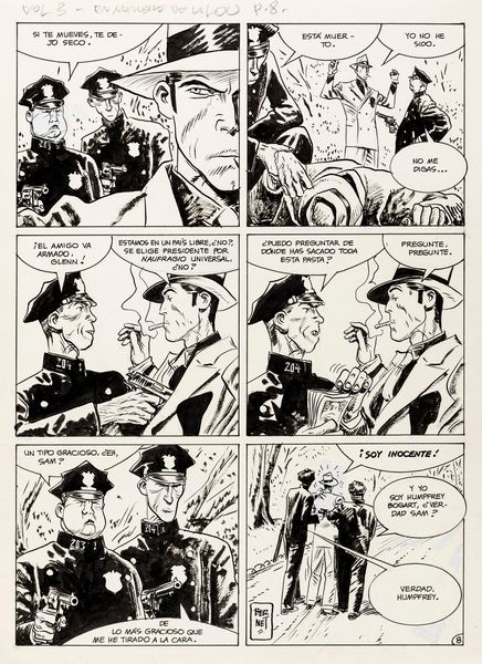 Jordi Bernet : Torpedo - En nombre de la Lou (In nome della Lou)  - Asta Fumetti: I Maestri dell'Erotismo - Associazione Nazionale - Case d'Asta italiane