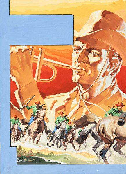 Emilio Uberti : Capitan Miki - Rangers, carica!  - Asta Fumetti: I Maestri dell'Erotismo - Associazione Nazionale - Case d'Asta italiane