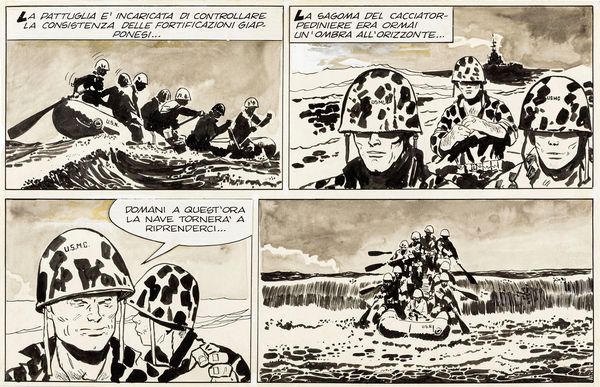 Hugo Pratt : Ernie Pike - La fuga  - Asta Fumetti: I Maestri dell'Erotismo - Associazione Nazionale - Case d'Asta italiane