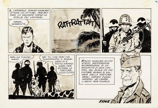 Hugo Pratt : Ernie Pike - La fuga  - Asta Fumetti: I Maestri dell'Erotismo - Associazione Nazionale - Case d'Asta italiane