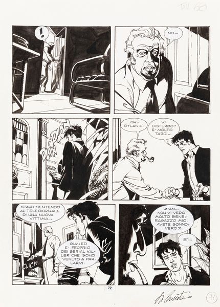 Giampiero Casertano : Dylan Dog - Il gigante  - Asta Fumetti: I Maestri dell'Erotismo - Associazione Nazionale - Case d'Asta italiane