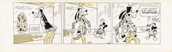 Floyd Gottfredson : Mickey Mouse  - Asta Fumetti: I Maestri dell'Erotismo - Associazione Nazionale - Case d'Asta italiane