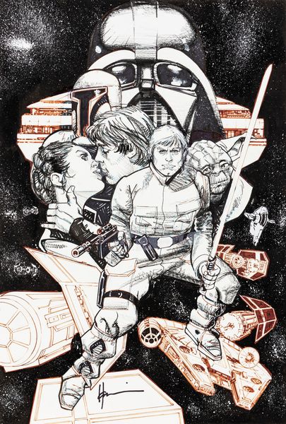 Howard Chaykin : Star Wars Insider  - Asta Fumetti: I Maestri dell'Erotismo - Associazione Nazionale - Case d'Asta italiane