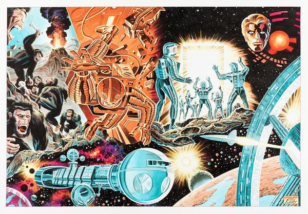 Giorgio Comolo : 2001: A Space Odyssey  - Asta Fumetti: I Maestri dell'Erotismo - Associazione Nazionale - Case d'Asta italiane