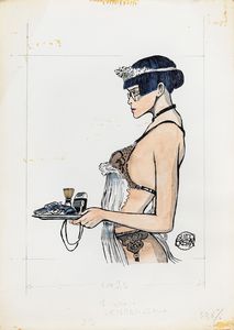 GUIDO CREPAX : A proposito di Sua Altezza Serenissima  - Asta Fumetti: I Maestri dell'Erotismo - Associazione Nazionale - Case d'Asta italiane