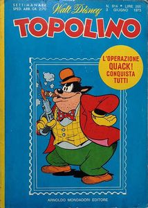 Giovan Battista Carpi : Topolino n. 914  - Asta Fumetti: I Maestri dell'Erotismo - Associazione Nazionale - Case d'Asta italiane