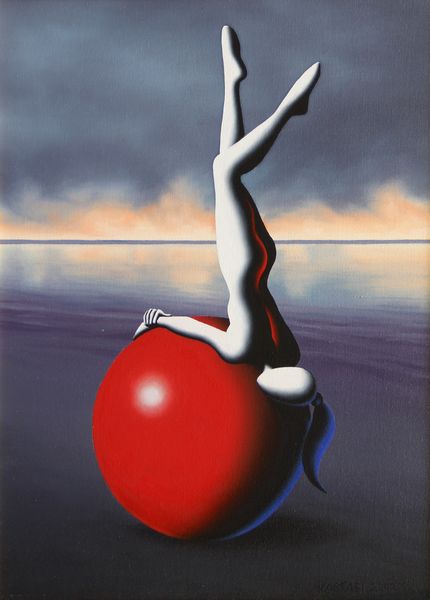 Mark Kostabi : Beguiled by the sphere  - Asta Arte Moderna e Contemporanea - Associazione Nazionale - Case d'Asta italiane