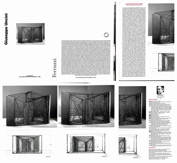 Giuseppe Uncini : 90-048-M Spazi di ferro (maquette)  - Asta Arte Moderna e Contemporanea - Associazione Nazionale - Case d'Asta italiane