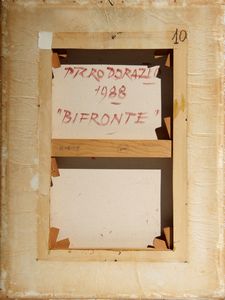 PIERO DORAZIO : Bifronte  - Asta Arte Moderna e Contemporanea - Associazione Nazionale - Case d'Asta italiane