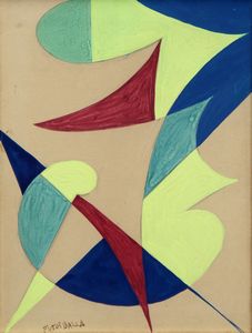 Giacomo Balla : Sorpresa-studio  - Asta Arte Moderna e Contemporanea - Associazione Nazionale - Case d'Asta italiane