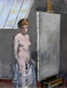 Alberto Sughi - Giovane modella