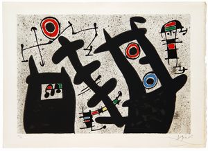 Joan MIRÓ - Le lzard aux plumes d'or