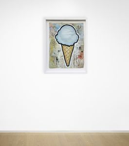 Donald Baechler : Blue cone  - Asta Arte Moderna e Contemporanea - Associazione Nazionale - Case d'Asta italiane