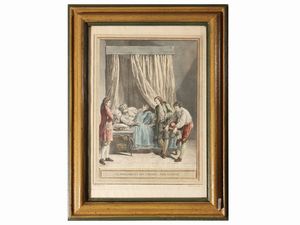 Jean-Baptiste Oudry : Fables di J. de La Fontaine  - Asta Di villa in villa Una collezione di vetri - Associazione Nazionale - Case d'Asta italiane