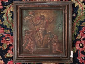 Scuola dell'Italia meridionale del XVIII secolo : Via Crucis  - Asta Di villa in villa Una collezione di vetri - Associazione Nazionale - Case d'Asta italiane