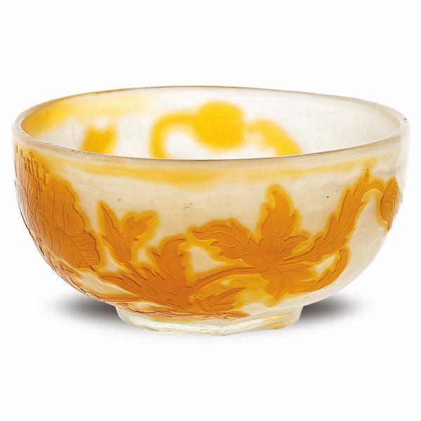 Bowl in vetro a doppio strato, vetreria Gall  - Asta Dipinti Antichi e del XIX Secolo Arredi e Sculture - Associazione Nazionale - Case d'Asta italiane