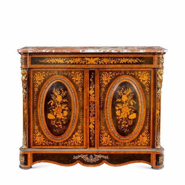 Credenza Napoleone III  - Asta Dipinti Antichi e del XIX Secolo Arredi e Sculture - Associazione Nazionale - Case d'Asta italiane