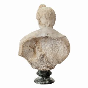 Coppia di sculture in marmo bianco  - Asta Dipinti Antichi e del XIX Secolo Arredi e Sculture - Associazione Nazionale - Case d'Asta italiane