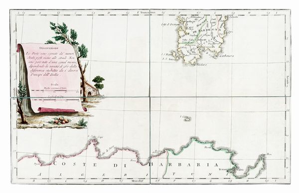 Raccolta di sei mappe in cofanetto di cuoio.  - Asta Arte Antica, Moderna e Contemporanea [parte I] - Associazione Nazionale - Case d'Asta italiane