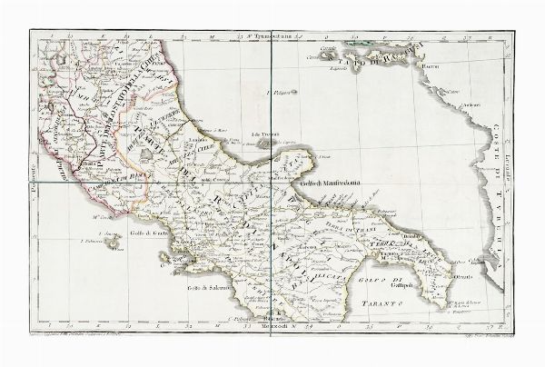 Raccolta di sei mappe in cofanetto di cuoio.  - Asta Arte Antica, Moderna e Contemporanea [parte I] - Associazione Nazionale - Case d'Asta italiane