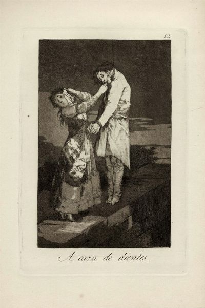 FRANCISCO GOYA Y LUCIENTES : Los Caprichos.  - Asta Arte Antica, Moderna e Contemporanea [parte I] - Associazione Nazionale - Case d'Asta italiane