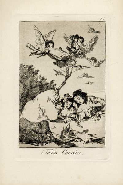 FRANCISCO GOYA Y LUCIENTES : Los Caprichos.  - Asta Arte Antica, Moderna e Contemporanea [parte I] - Associazione Nazionale - Case d'Asta italiane