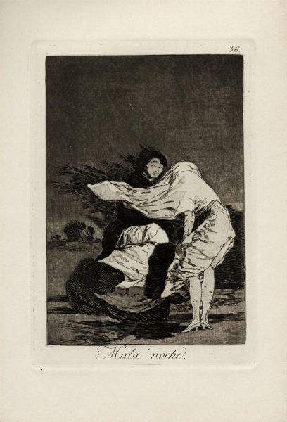 FRANCISCO GOYA Y LUCIENTES : Los Caprichos.  - Asta Arte Antica, Moderna e Contemporanea [parte I] - Associazione Nazionale - Case d'Asta italiane