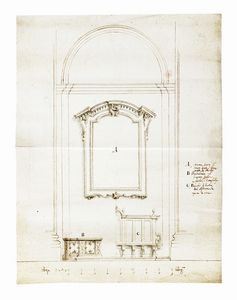 Tre grandi studi per baldacchino.  - Asta Arte Antica, Moderna e Contemporanea [parte I] - Associazione Nazionale - Case d'Asta italiane