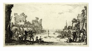 Jacques Callot - Il martirio di San Sebastiano.