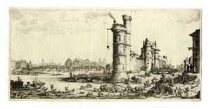 Jacques Callot - Vue du Pont-Neuf.