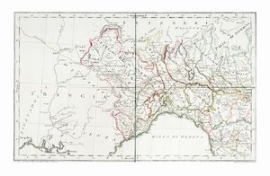 Raccolta di sei mappe in cofanetto di cuoio.  - Asta Arte Antica, Moderna e Contemporanea [parte I] - Associazione Nazionale - Case d'Asta italiane