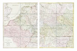 Raccolta di sei mappe in cofanetto di cuoio.  - Asta Arte Antica, Moderna e Contemporanea [parte I] - Associazione Nazionale - Case d'Asta italiane