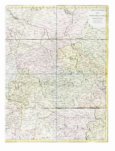 Raccolta di sei mappe in cofanetto di cuoio.  - Asta Arte Antica, Moderna e Contemporanea [parte I] - Associazione Nazionale - Case d'Asta italiane