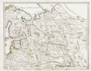 PIERRE DUVAL - Moscovie dite autrement Grande et Blanche Russie.