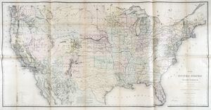 JOSEPH GORLINSKY - Map of the United States and Territories, showing the Extent of Public Surveys and other details, Constructed from the Plats and official sources of the General Land Office.