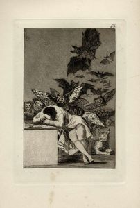 FRANCISCO GOYA Y LUCIENTES : Los Caprichos.  - Asta Arte Antica, Moderna e Contemporanea [parte I] - Associazione Nazionale - Case d'Asta italiane