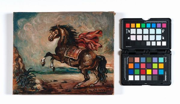 Giorgio de Chirico : Cavallo con manto rosso.  - Asta Arte Antica, Moderna e Contemporanea [parte II] - Associazione Nazionale - Case d'Asta italiane