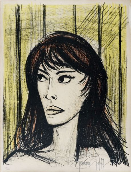 Bernard Buffet : Rita.  - Asta Arte Antica, Moderna e Contemporanea [parte II] - Associazione Nazionale - Case d'Asta italiane